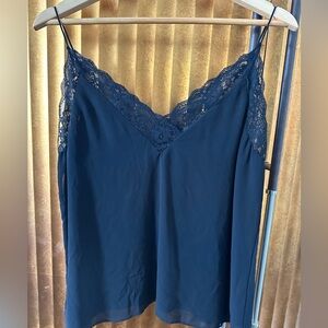Black lace cami